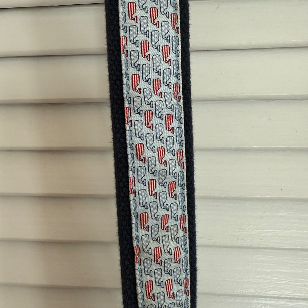 Vineyard Vines Whale Club Canvas Belt Size 36